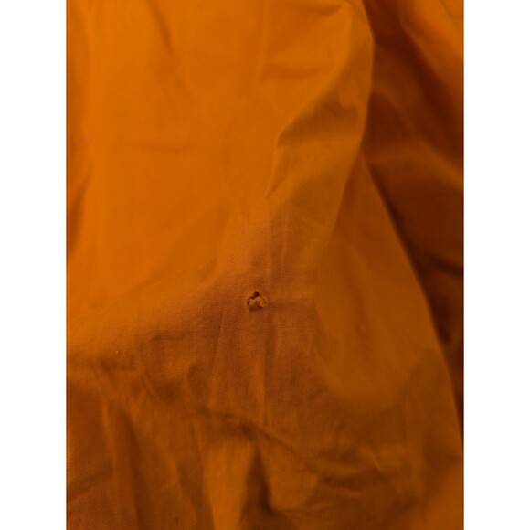 Zara Womens Orange Dress Long Sweatheart Neck Cotton Sleeveless Beach Size M - Picture 13 of 13